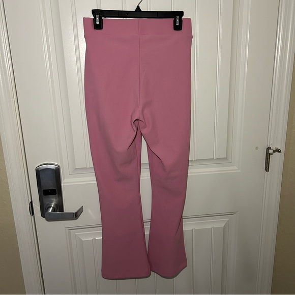 Zara Pink Pull-On Flared Dress Pants Size Large - Picture 4 of 9